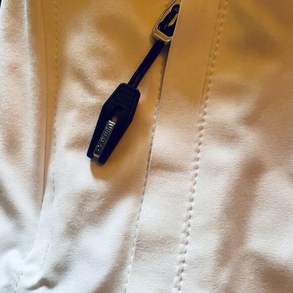 NEW Goldwinn Ladies White Ski Fitted Pants GTEC Stretch W/Black Suspenders - Picture 10 of 14